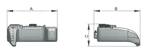 Quad PE, disegno quotato