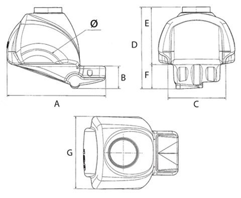 Cisterna per carriola 'Montana PE'